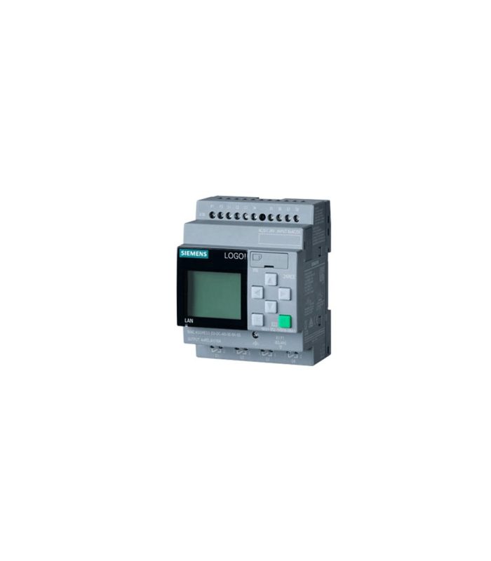 Siemens LOGO! 24CE logic module 6ED1052-1CC08-0BA1 compact PLC used in automation equipment Dubai and UAE industrial control systems